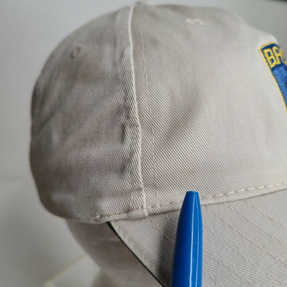 Bass Pro Shop Hat Lot of 2 Blue Embroidered Cotton Strapback Green Trucker Snap - Picture 5 of 12